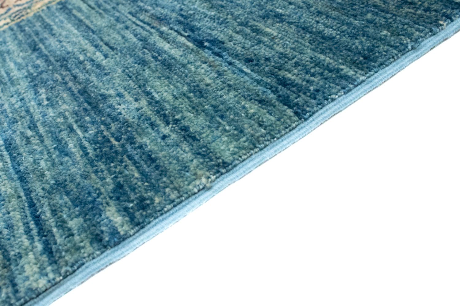 Ziegler Teppich 209 x 145 cm - seeblau
