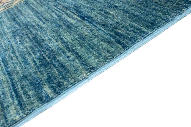 Ziegler Teppich 209 x 145 cm - seeblau