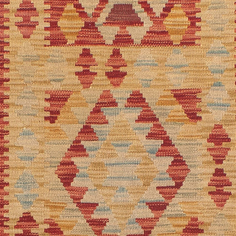 Kelim Teppich - Splash 389 x 77 cm - mehrfarbig