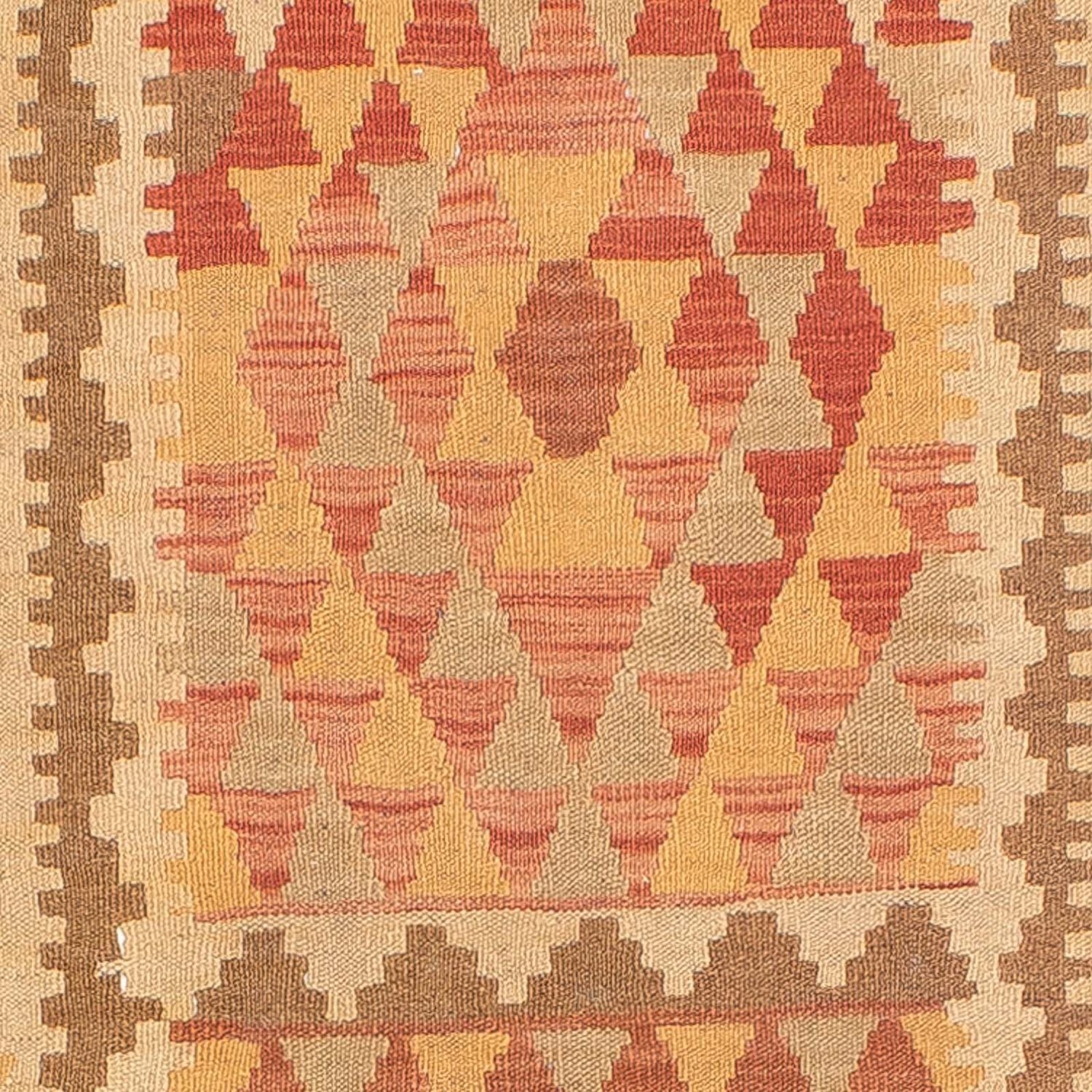 Kelim Teppich - Splash 405 x 85 cm - mehrfarbig