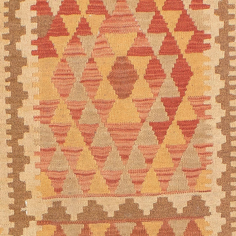 Kelim Teppich - Splash 405 x 85 cm - mehrfarbig