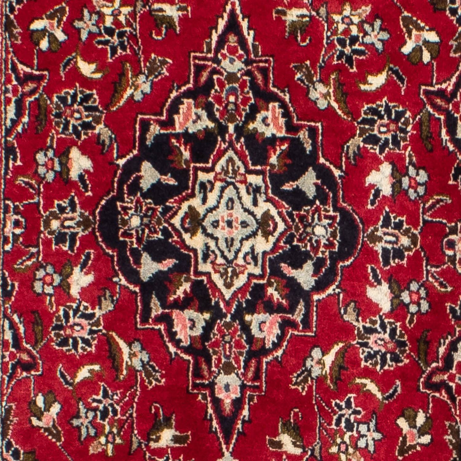 Perserteppich - Keshan 340 x 98 cm - dunkelrot