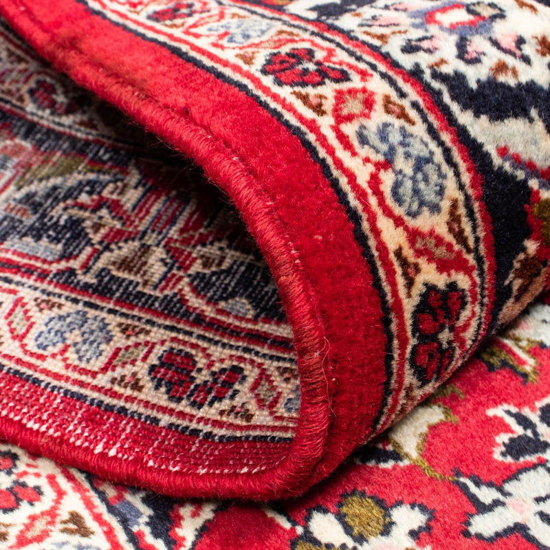 Perserteppich - Keshan 340 x 98 cm - dunkelrot