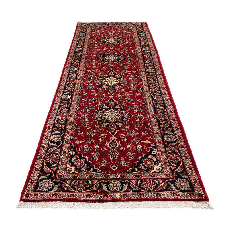 Perserteppich - Keshan 340 x 98 cm - dunkelrot