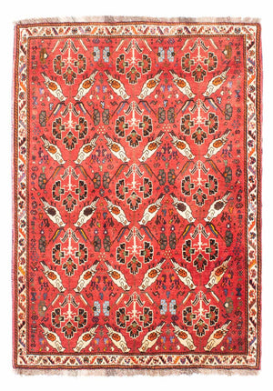 Perserteppich - Nomadic 162 x 117 cm - hellrot
