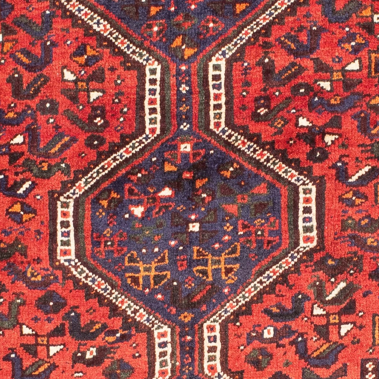 Perserteppich - Nomadic 163 x 110 cm - dunkelrot