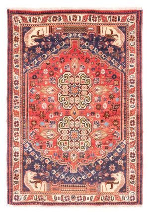 Perserteppich - Nomadic 155 x 112 cm - hellrot