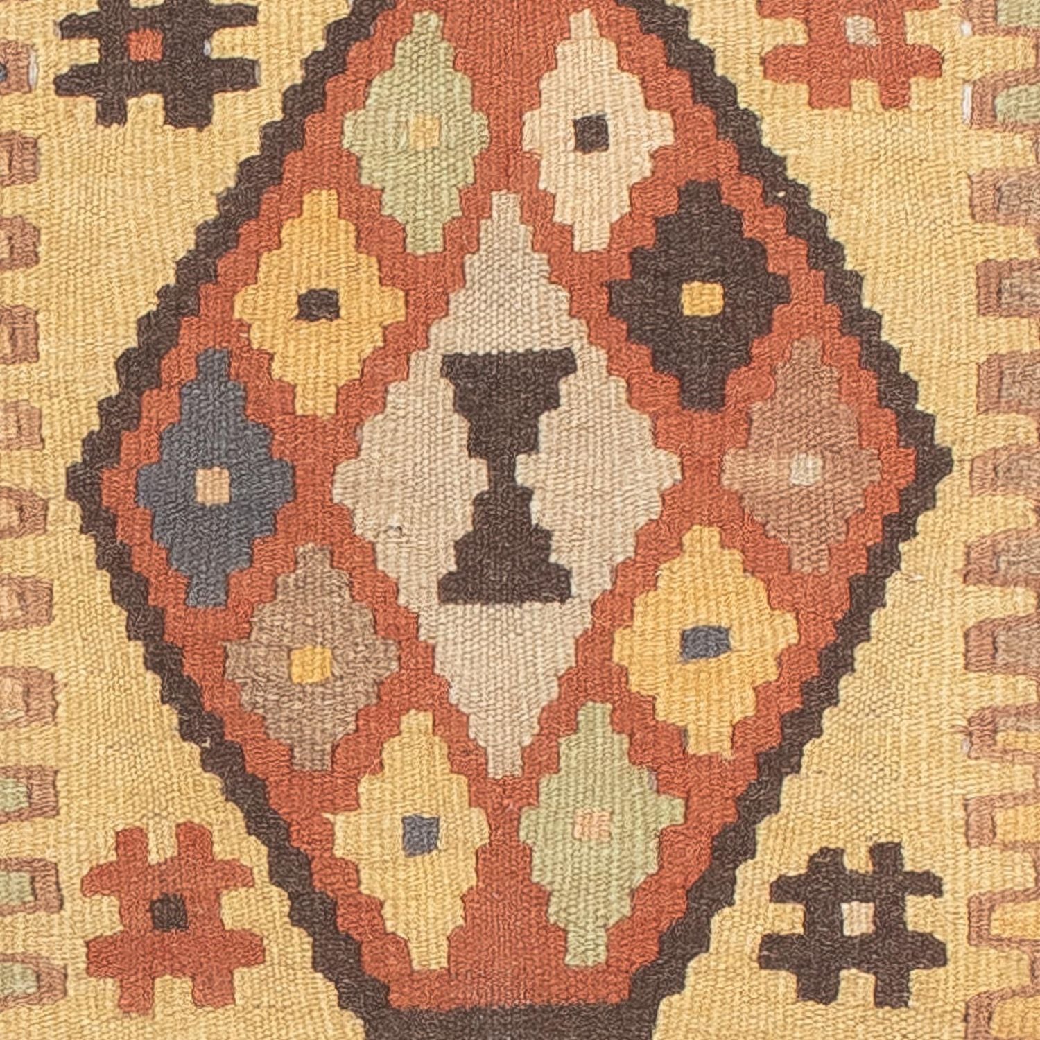 Kelim Teppich - Splash 204 x 59 cm - mehrfarbig