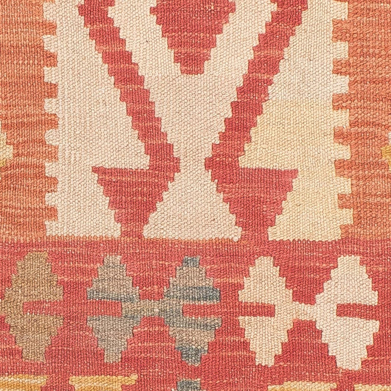 Kelim Teppich - Splash 186 x 68 cm - rot