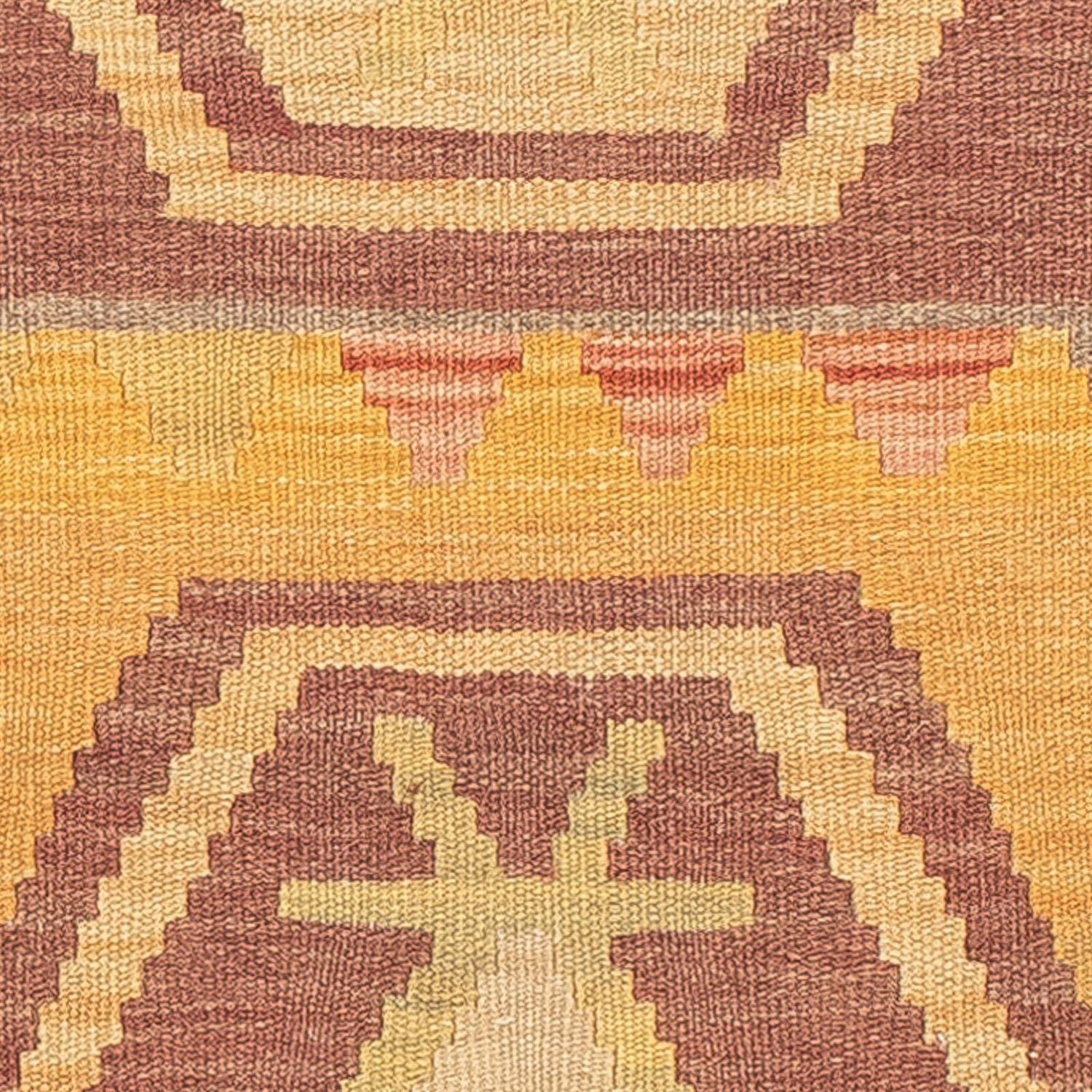Kelim Teppich - Splash 191 x 52 cm - gold