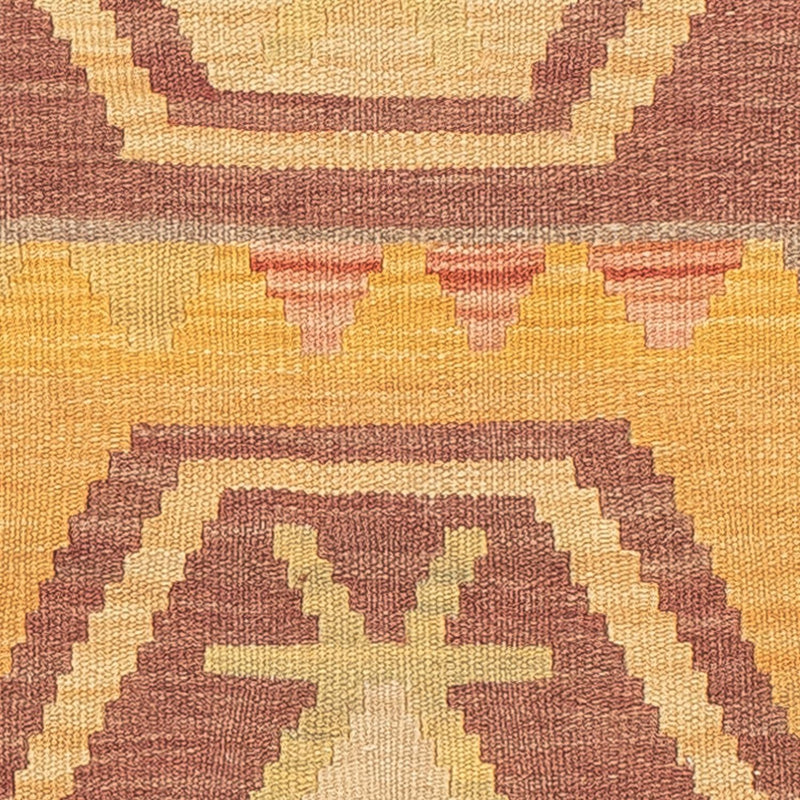 Kelim Teppich - Splash 191 x 52 cm - gold