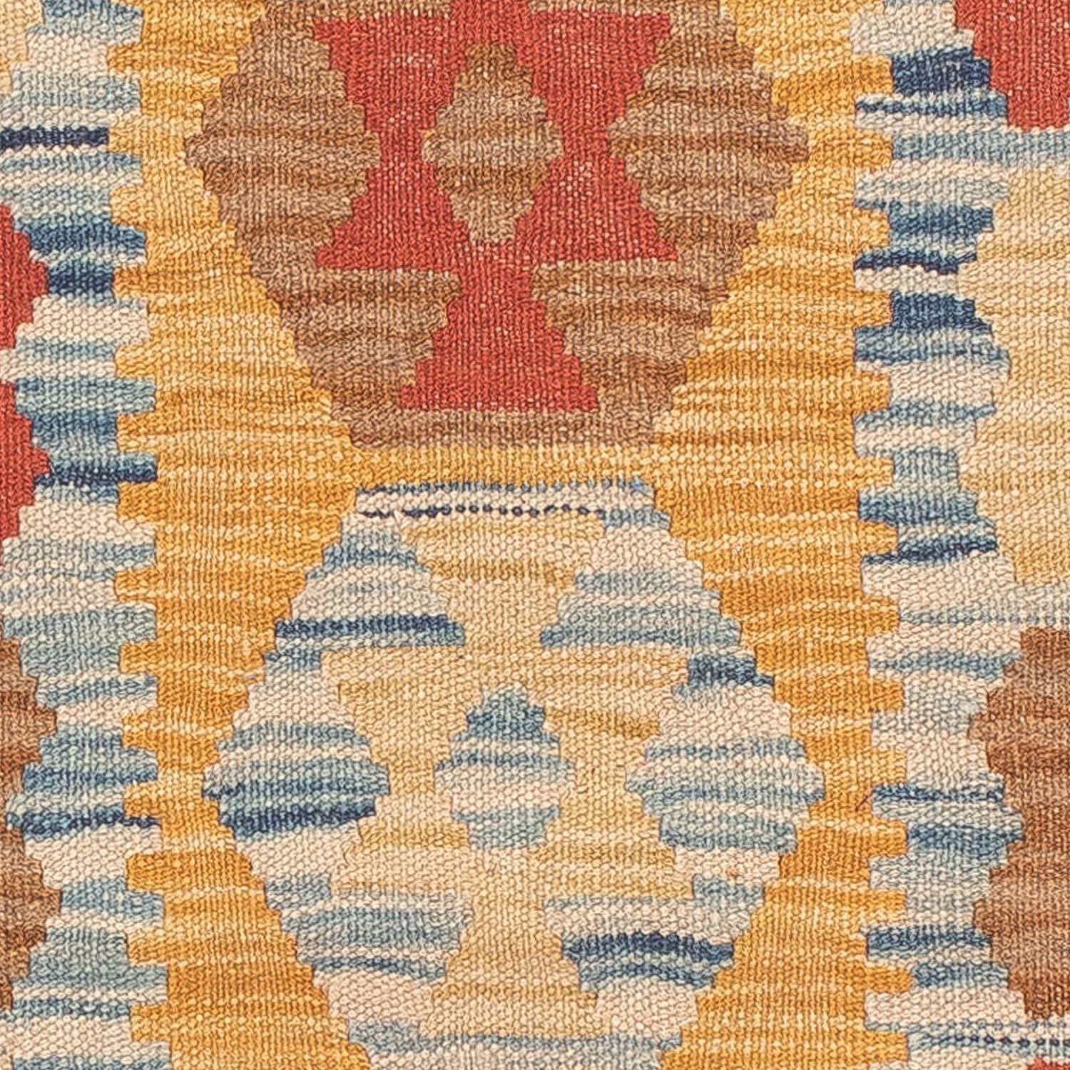 Kelim Teppich - Splash 214 x 65 cm - mehrfarbig