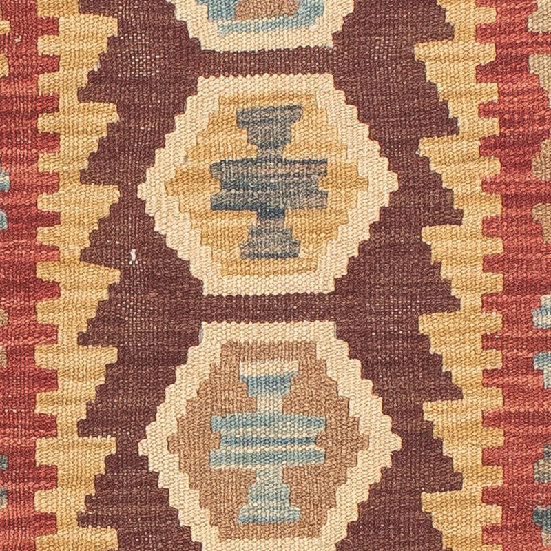 Kelim Teppich - Splash 198 x 64 cm - mehrfarbig