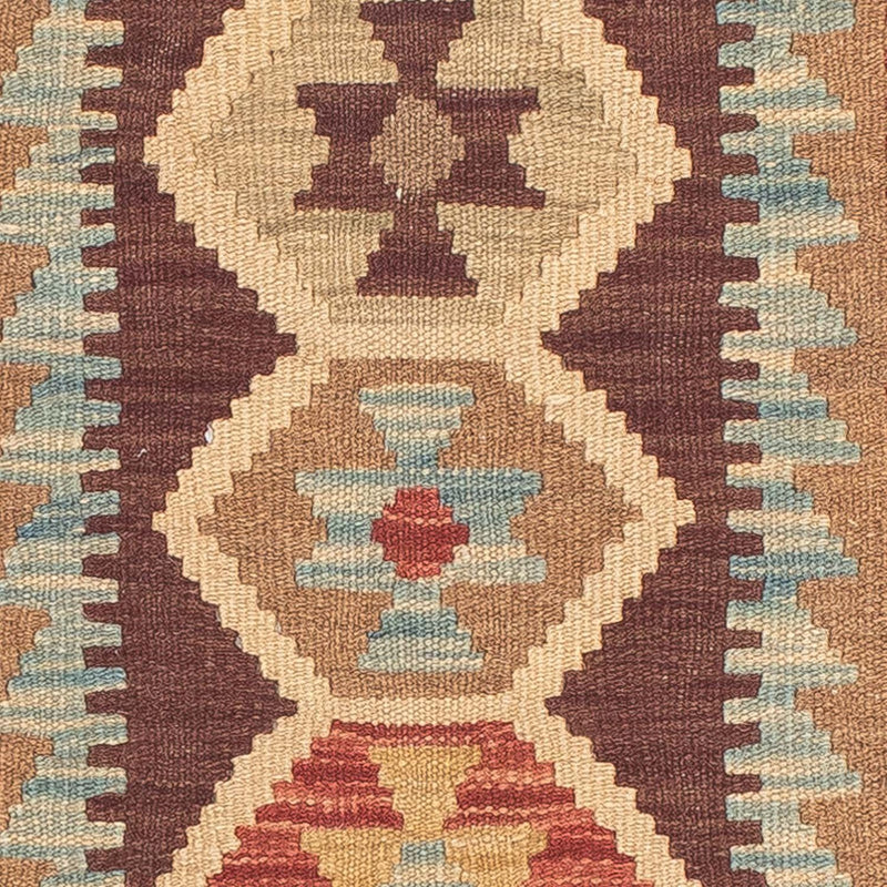 Kelim Teppich - Splash 200 x 67 cm - mehrfarbig