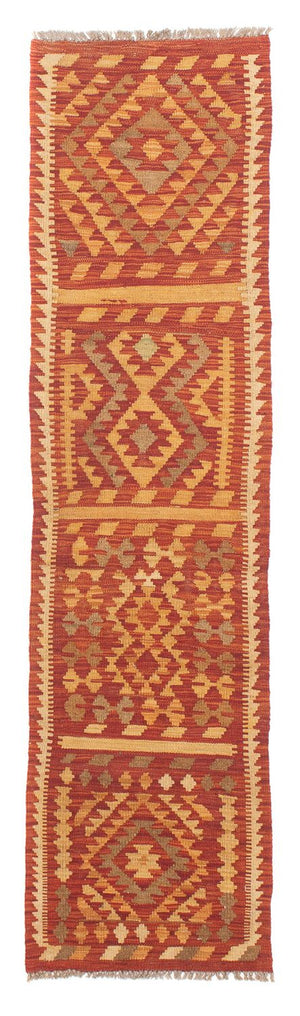 Kelim Teppich - Splash 190 x 47 cm - rot