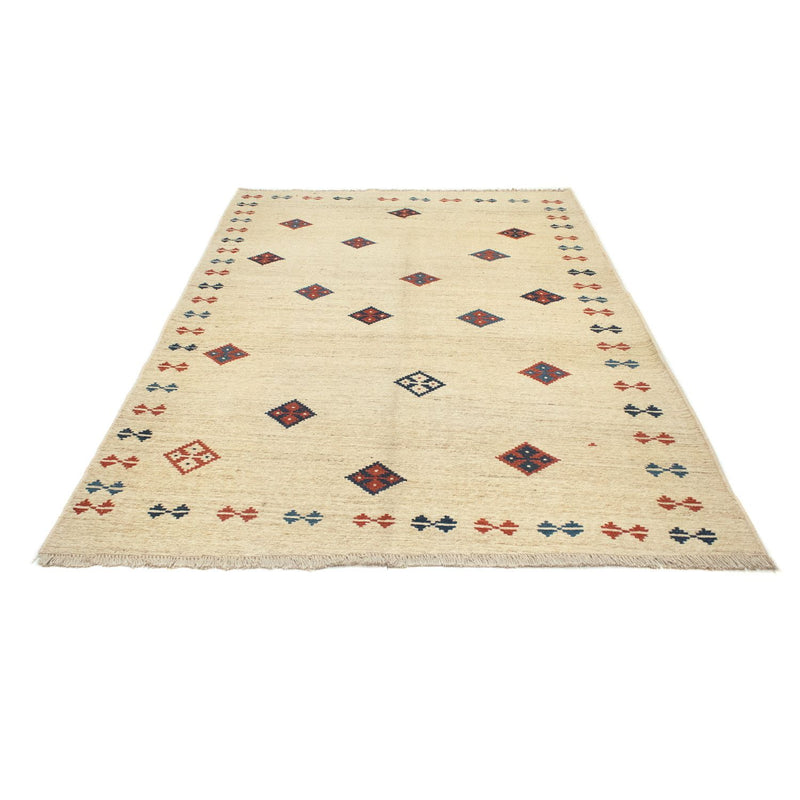 Gabbeh Teppich - Perser 232 x 154 cm - beige