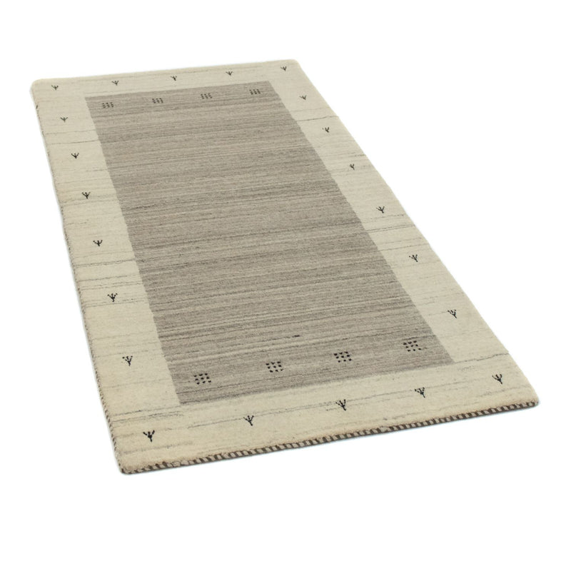 Gabbeh Teppich - Loribaft Indus 140 x 70 cm - beige