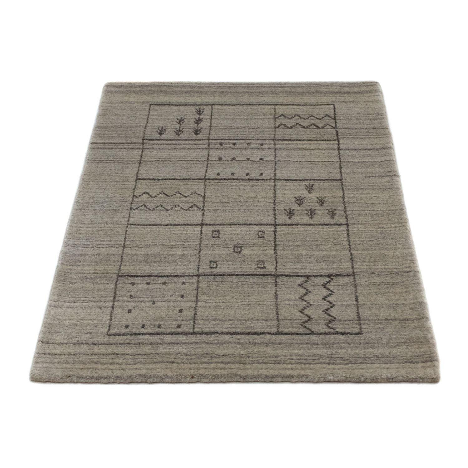 Gabbeh Teppich - Loribaft Indus 90 x 60 cm Fußmatte