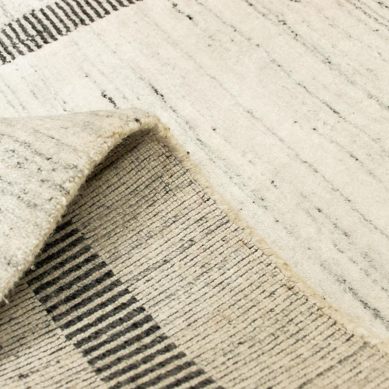 Gabbeh Teppich - Loribaft Perser 140 x 70 cm - grau