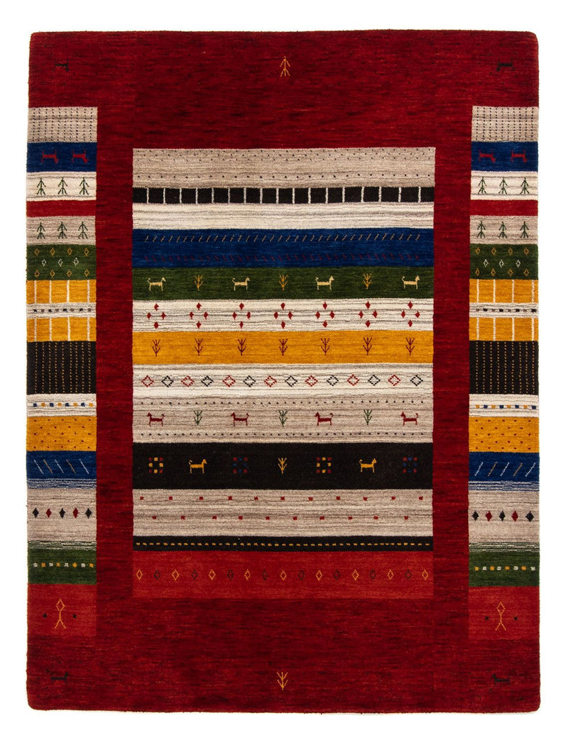 Gabbeh Teppich - Loribaft Indus 200 x 144 cm - mehrfarbig