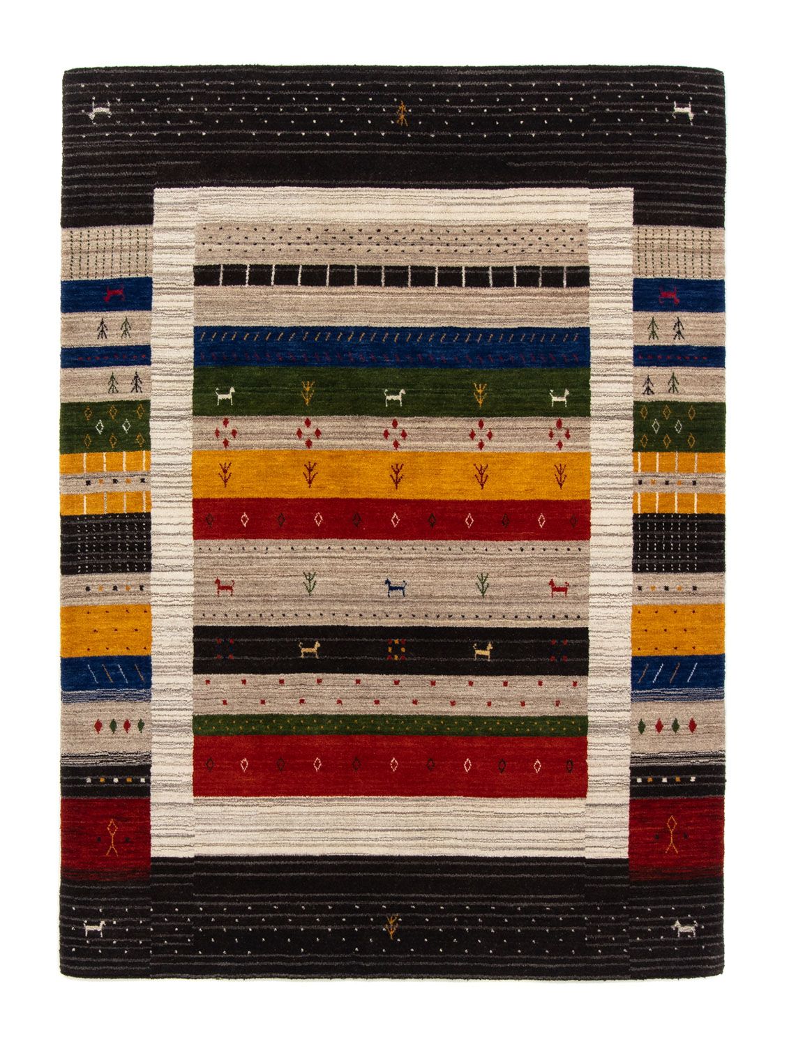 Gabbeh Teppich - Loribaft Indus 202 x 142 cm
