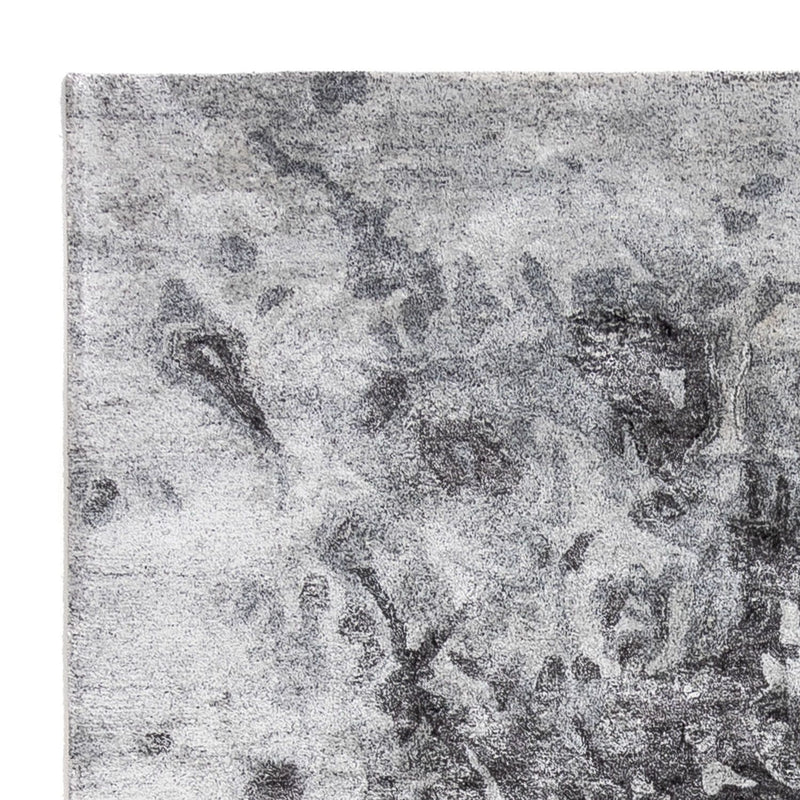 Designer Teppich 300 x 200 cm - silber