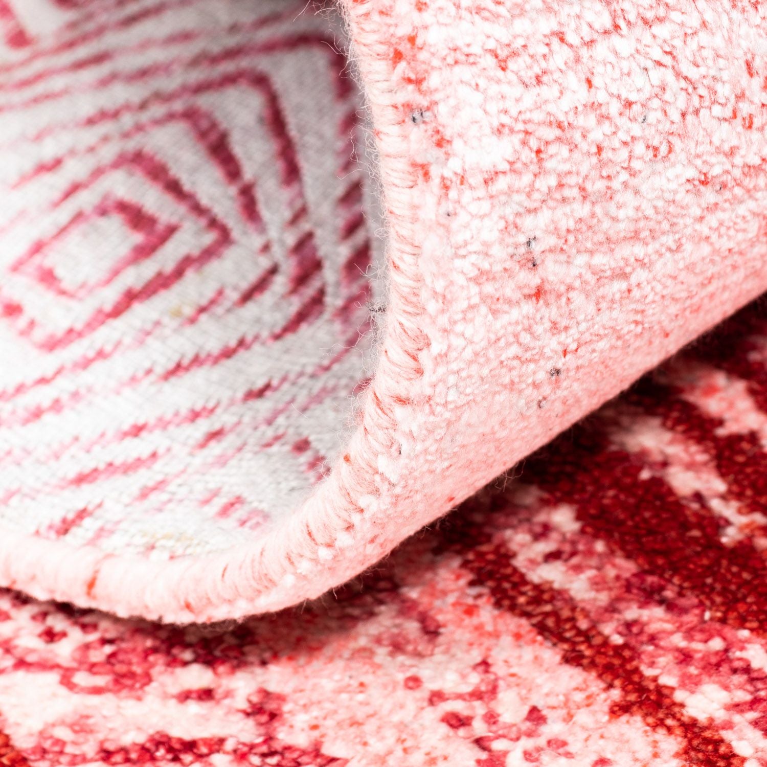 Designer Teppich 240 x 170 cm - rosa