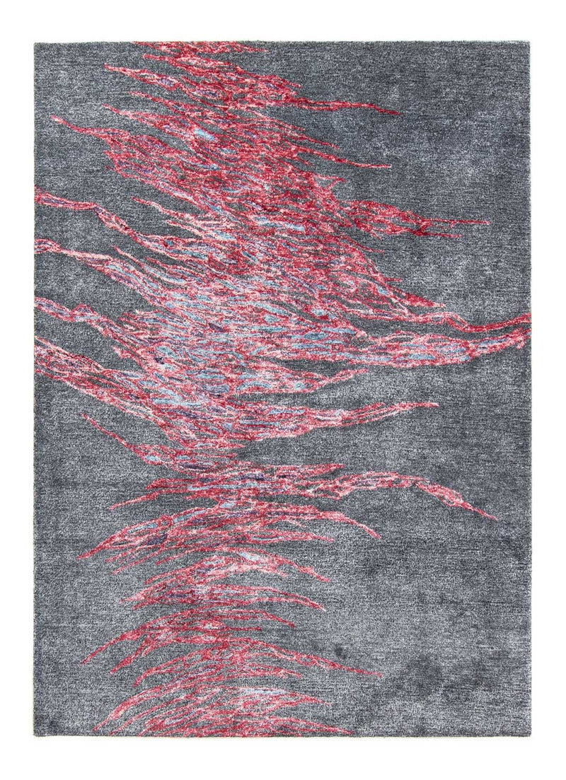 Designer Teppich 200 x 140 cm - grau