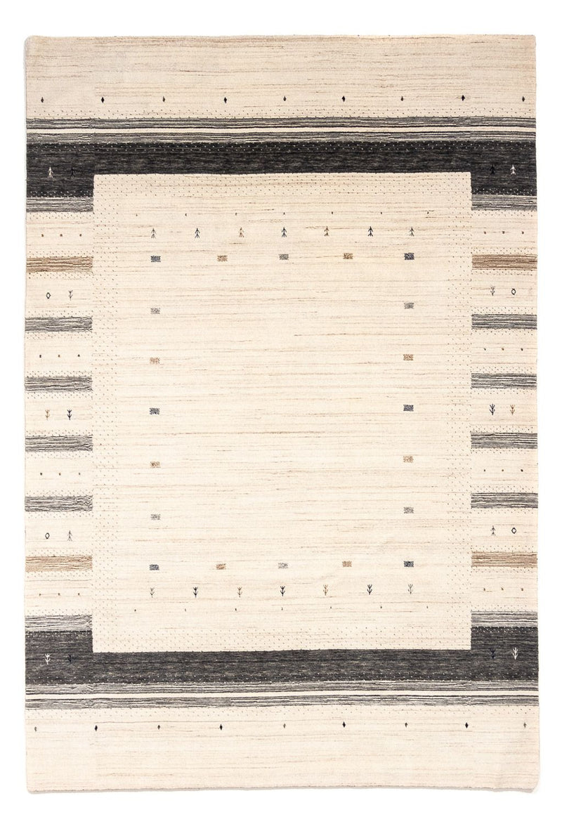Gabbeh Teppich - Loribaft Indus 304 x 207 cm - beige