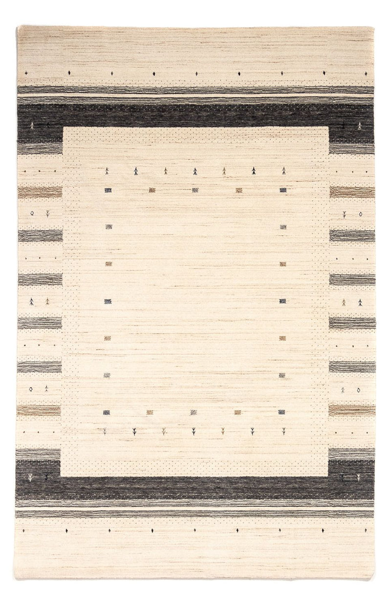 Gabbeh Teppich - Loribaft Indus 304 x 200 cm - beige