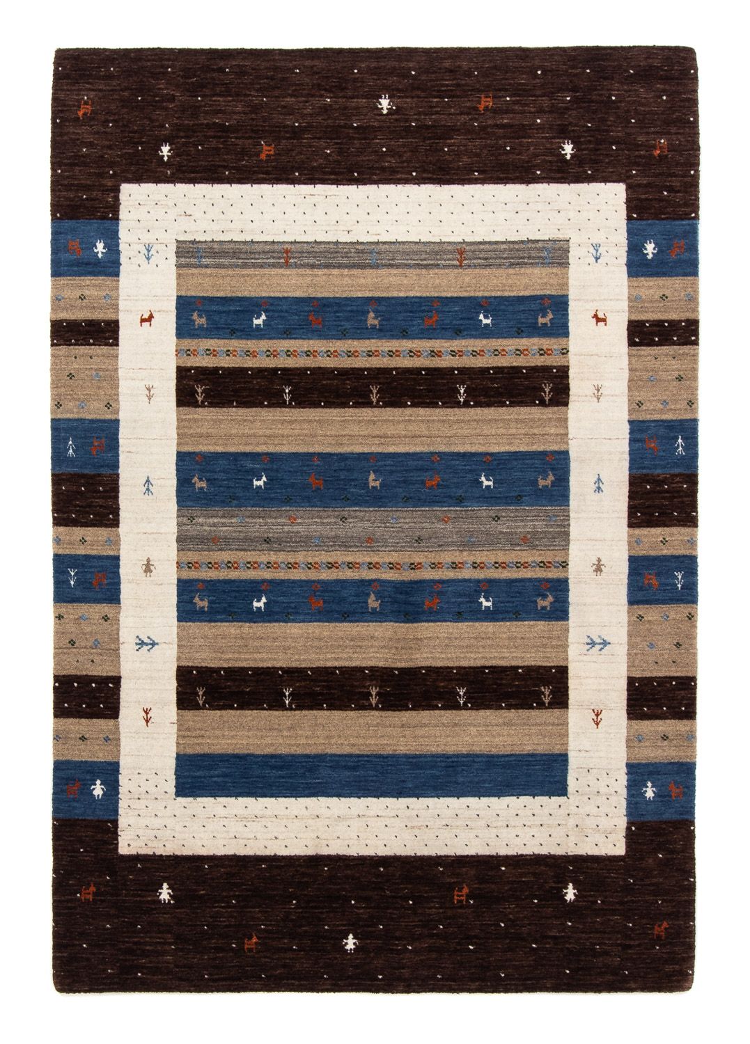 Gabbeh Teppich - Loribaft Perser 206 x 141 cm