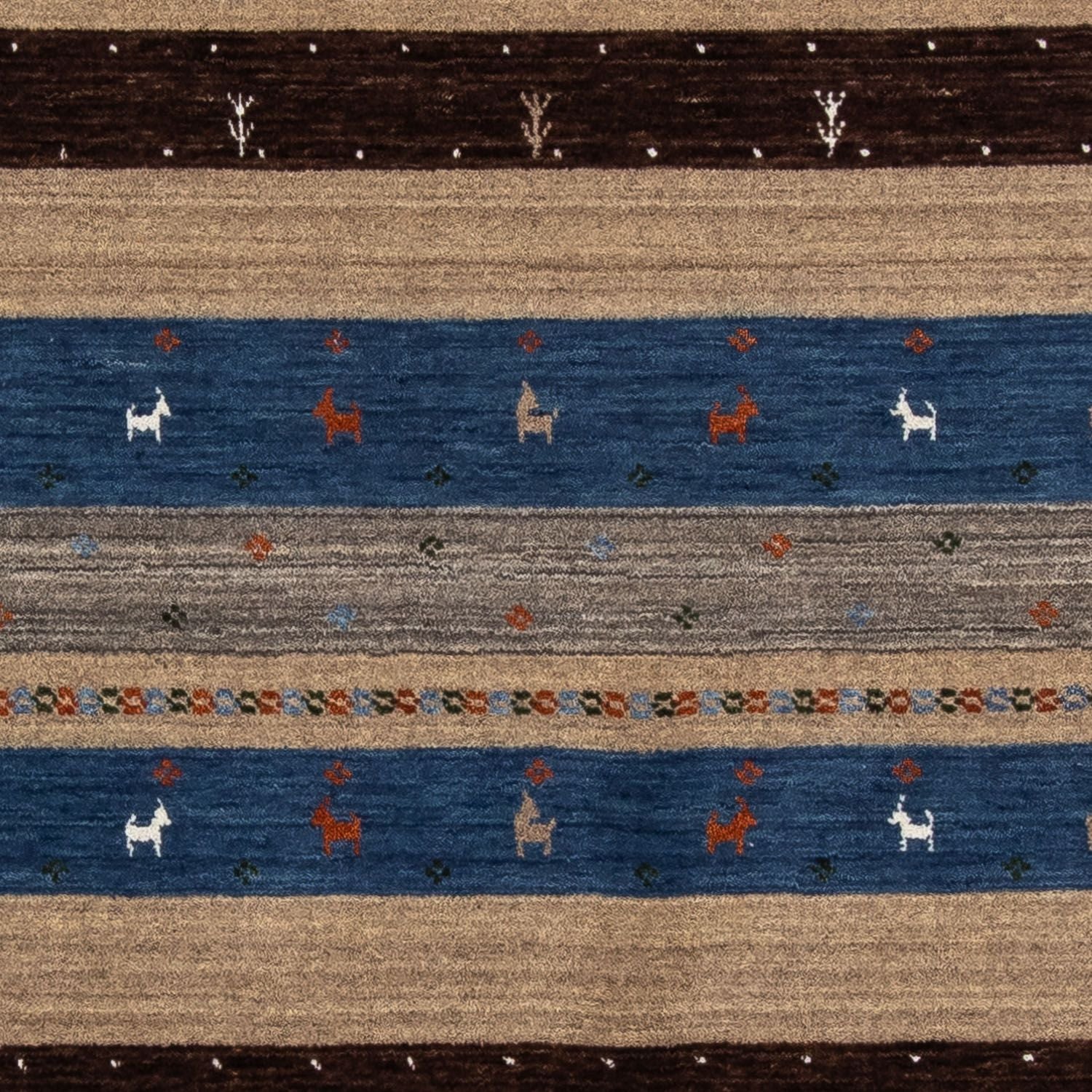 Gabbeh Teppich - Loribaft Perser 206 x 141 cm