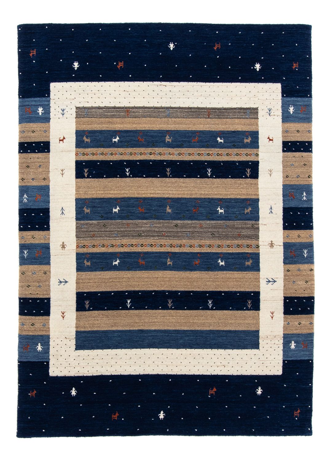 Gabbeh Teppich - Loribaft Perser 201 x 144 cm