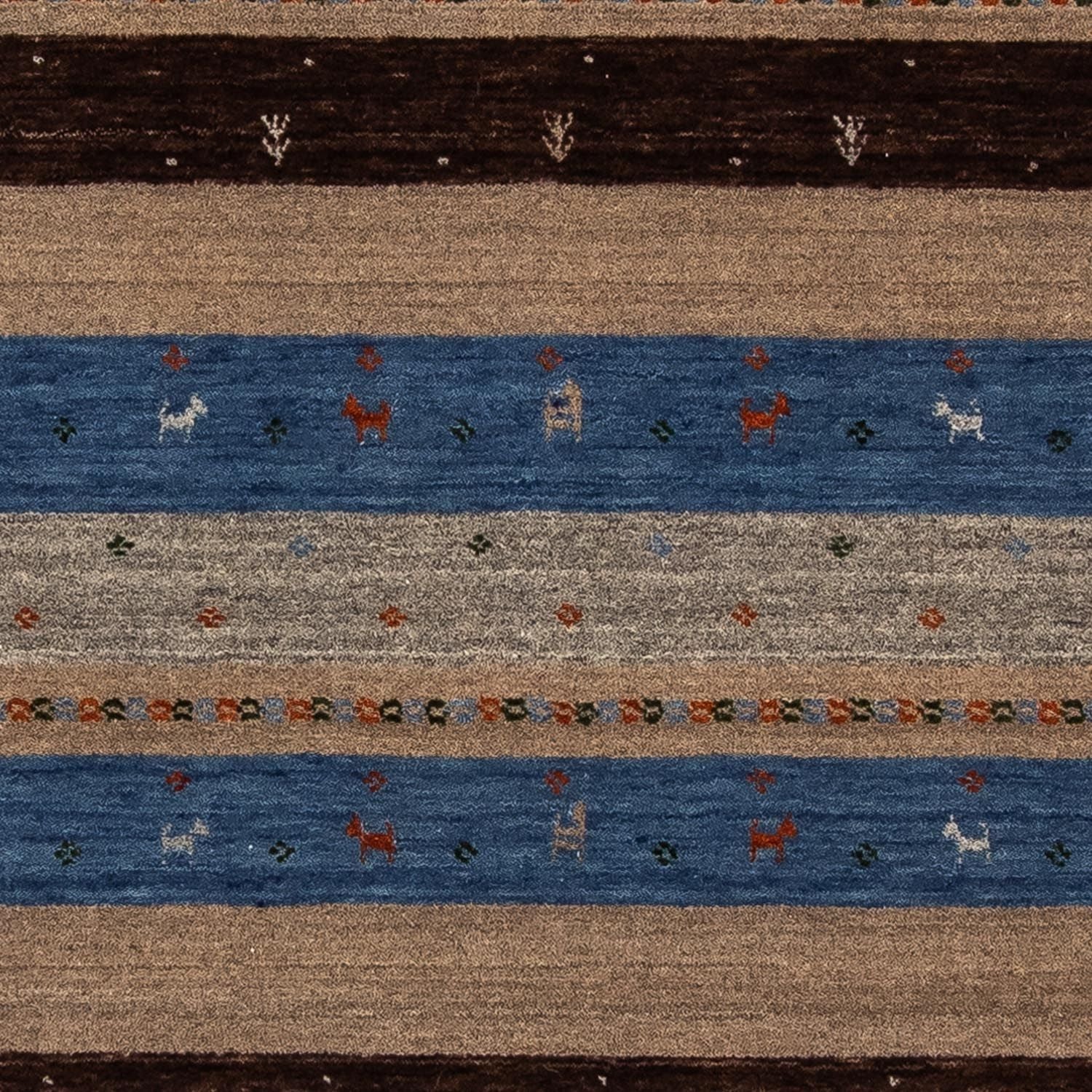 Gabbeh Teppich - Loribaft Perser 204 x 142 cm