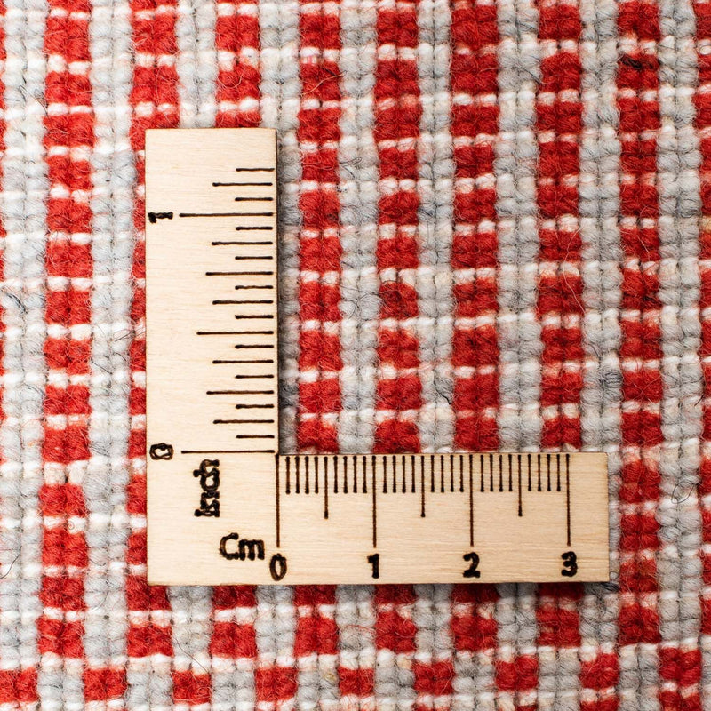 Designer Teppich 201 x 142 cm - rot