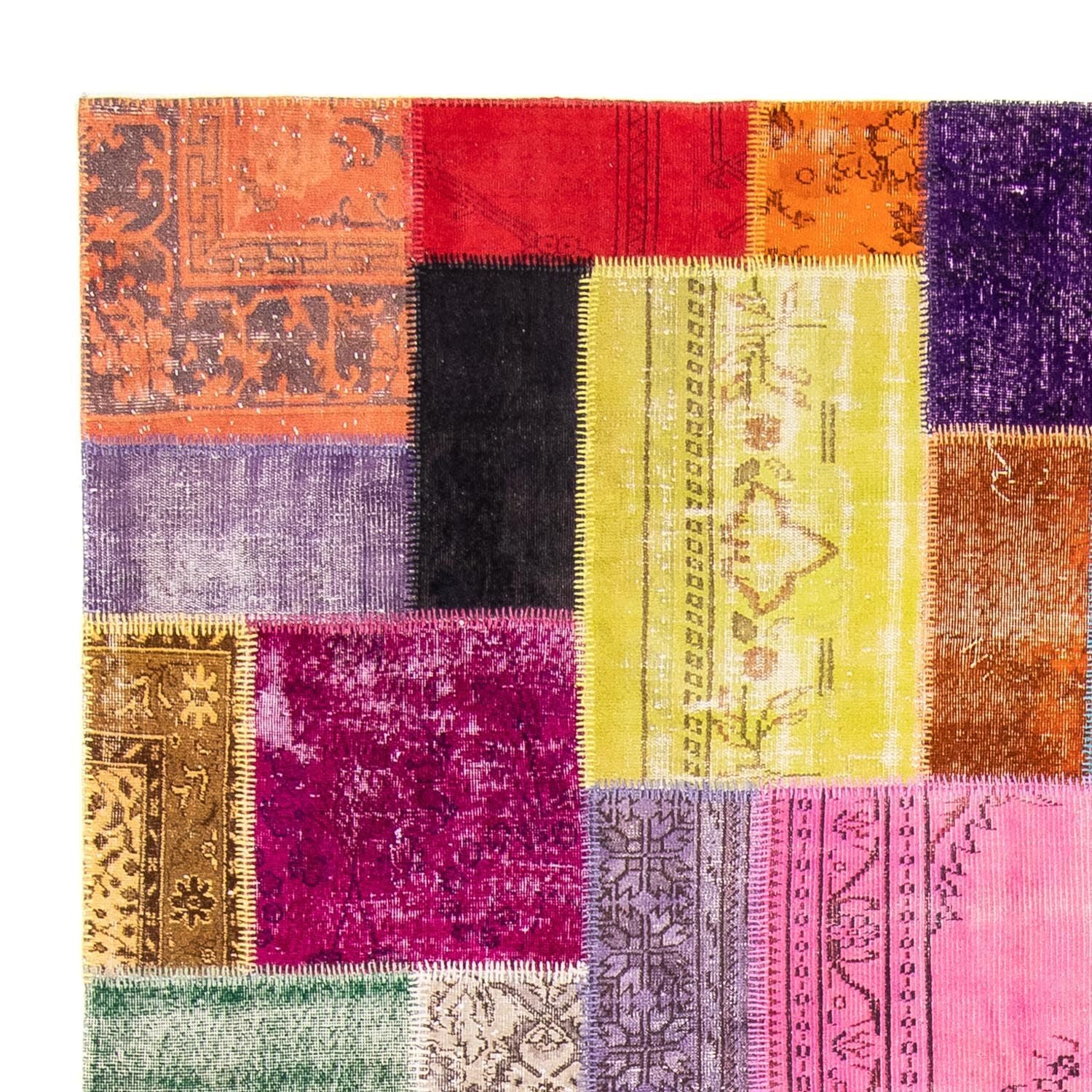 Patchwork Teppich 365 x 275 cm
