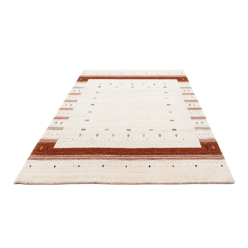 Gabbeh Teppich - Loribaft Indus 201 x 146 cm - beige