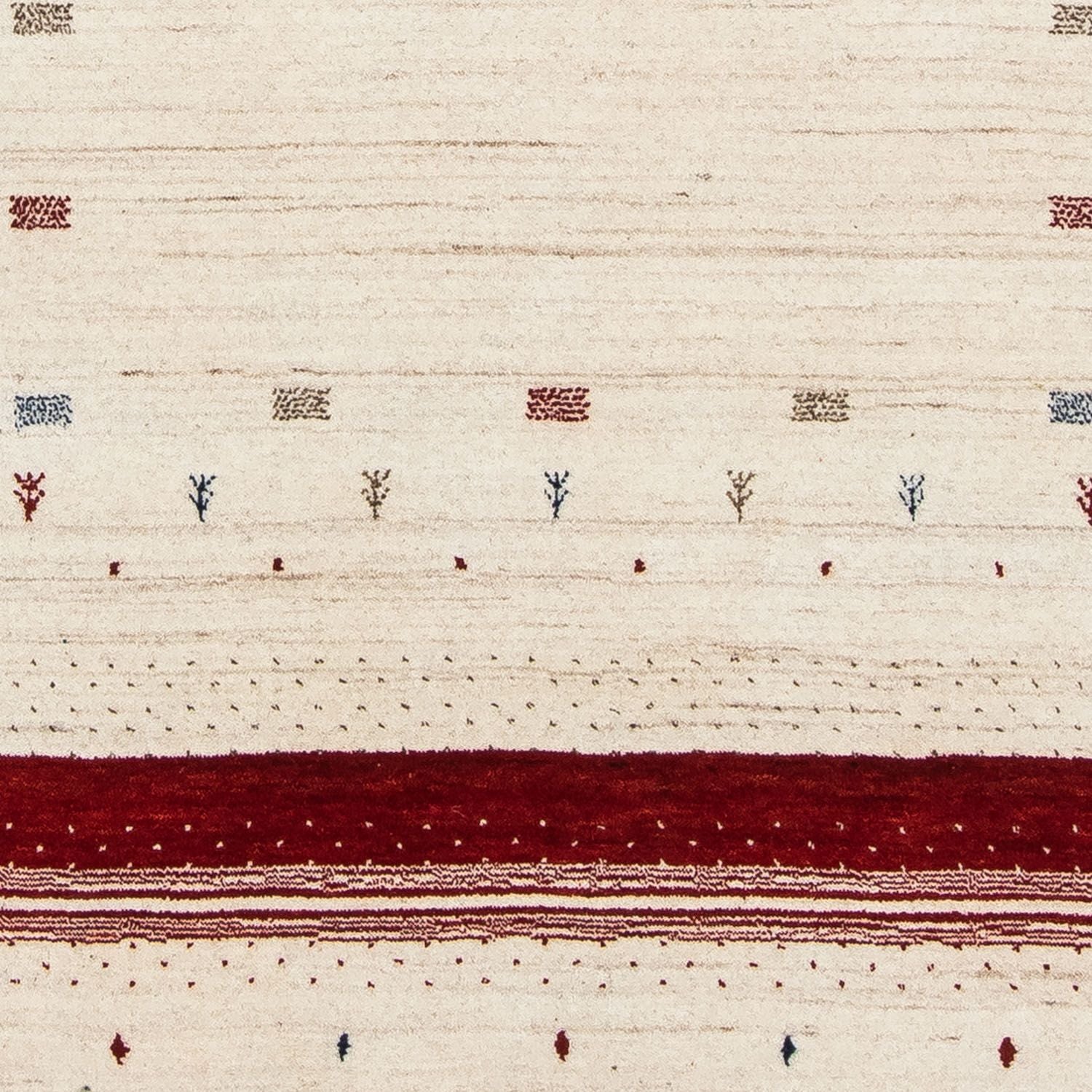 Gabbeh Teppich - Loribaft Indus 198 x 140 cm - beige