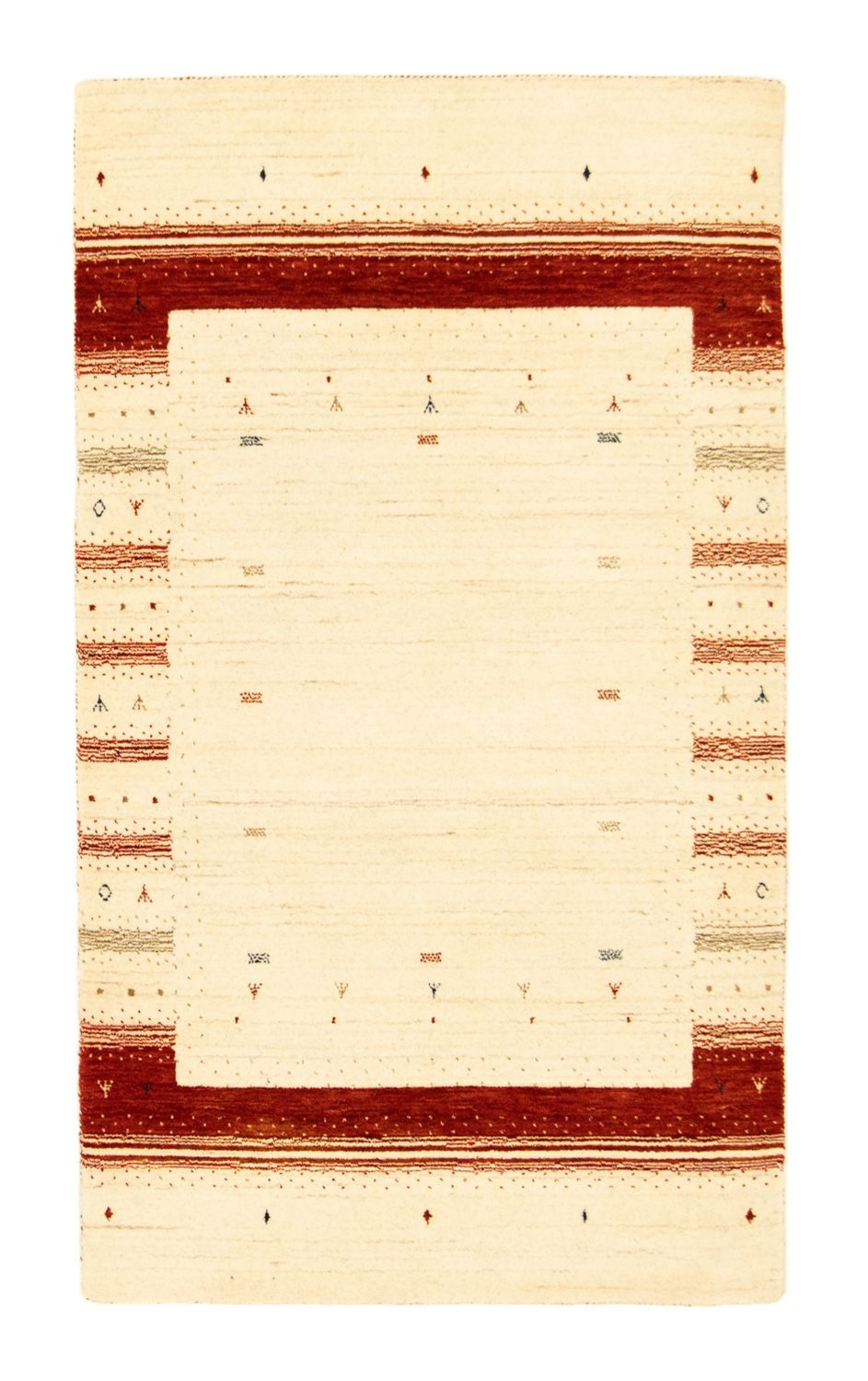 Gabbeh Teppich - Loribaft Indus 160 x 91 cm - beige