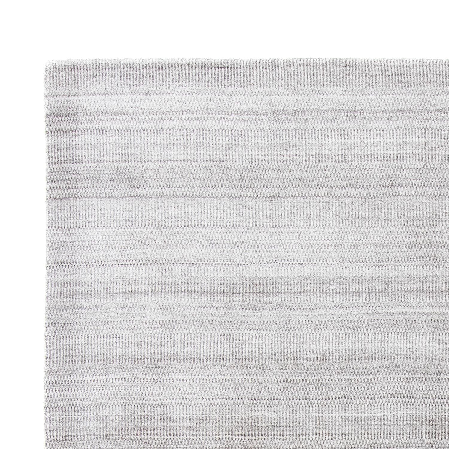 Designer Teppich 243 x 177 cm - silber