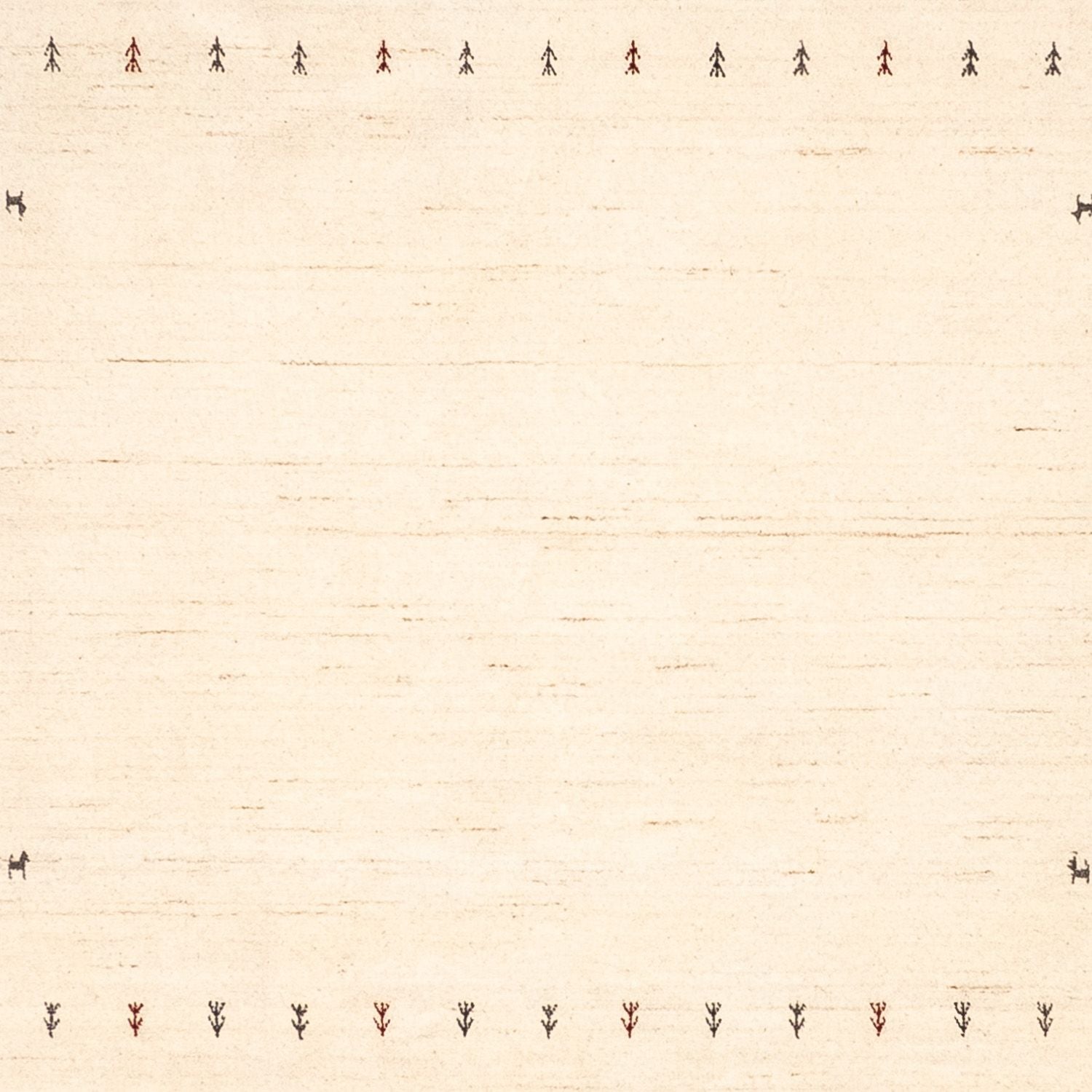 Gabbeh Teppich - Loribaft Indus 298 x 201 cm - beige