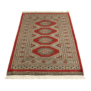 Afghan Teppich - Buchara 124 x 79 cm - rot