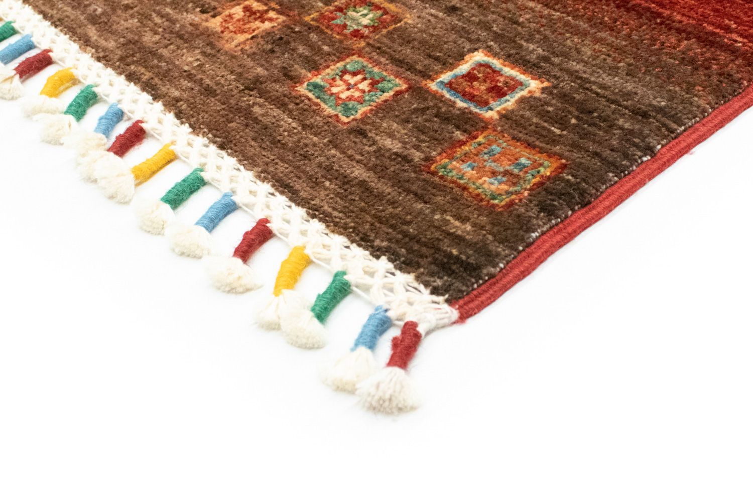 Gabbeh Teppich - Loribaft Indus 214 x 152 cm - mehrfarbig