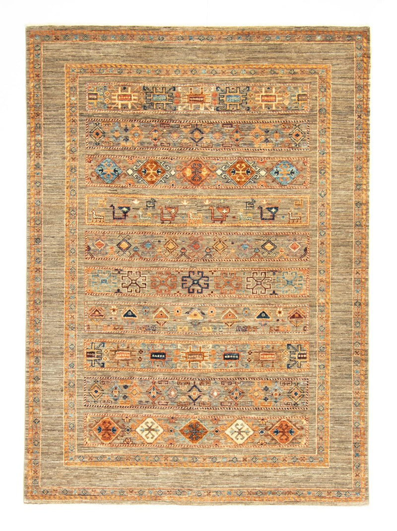 Ziegler Teppich 199 x 150 cm - grau