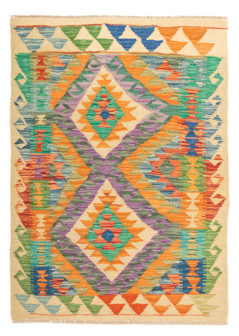 Kelim Teppich - Splash 125 x 80 cm - mehrfarbig