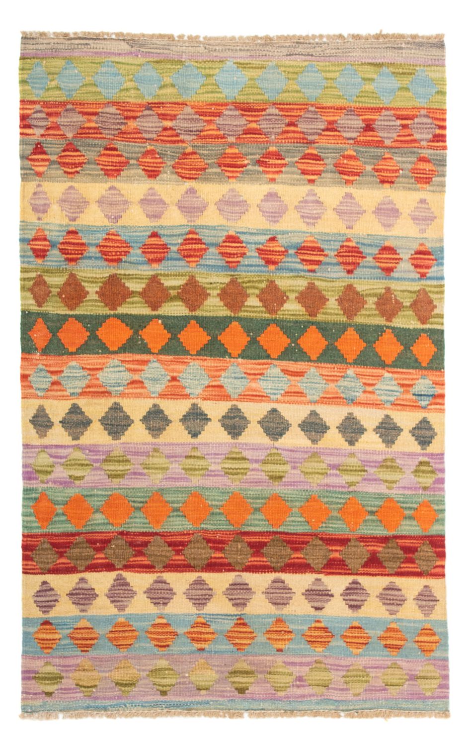 Kelim Teppich - Splash 125 x 80 cm - mehrfarbig