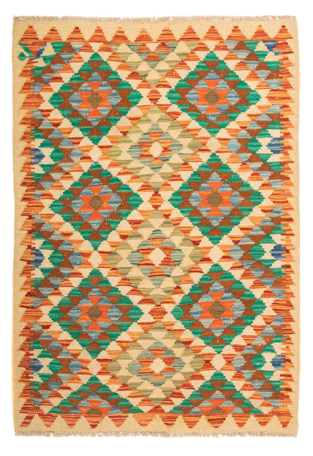 Kelim Teppich - Splash 125 x 80 cm - mehrfarbig