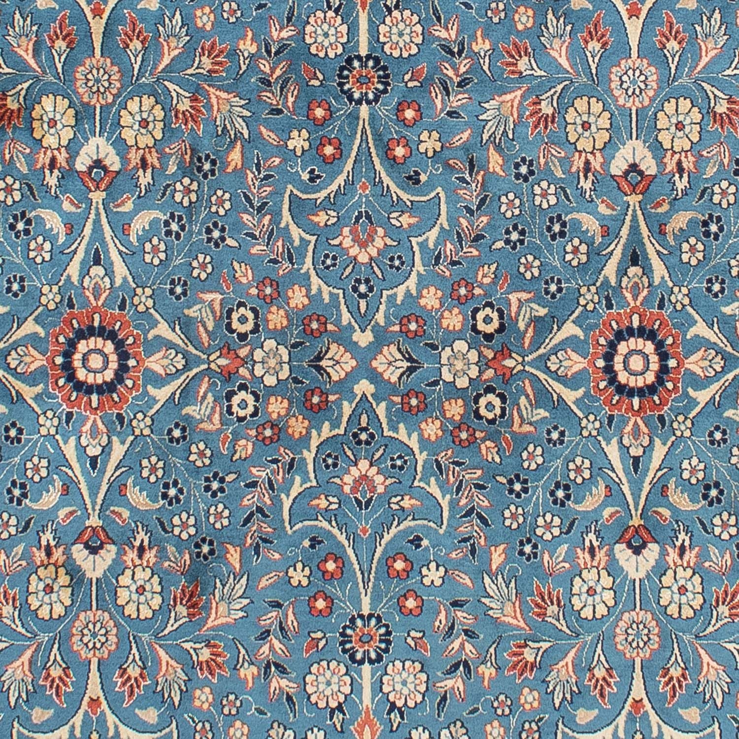 Perserteppich - Nomadic 307 x 219 cm - seeblau