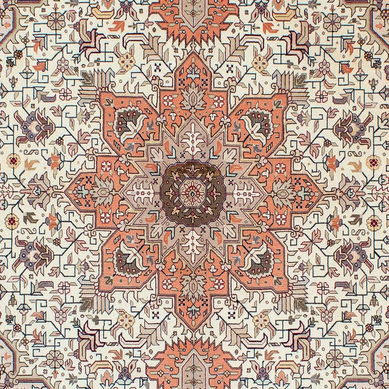 Perserteppich - Täbriz - Royal 208 x 154 cm Teppichbrücke