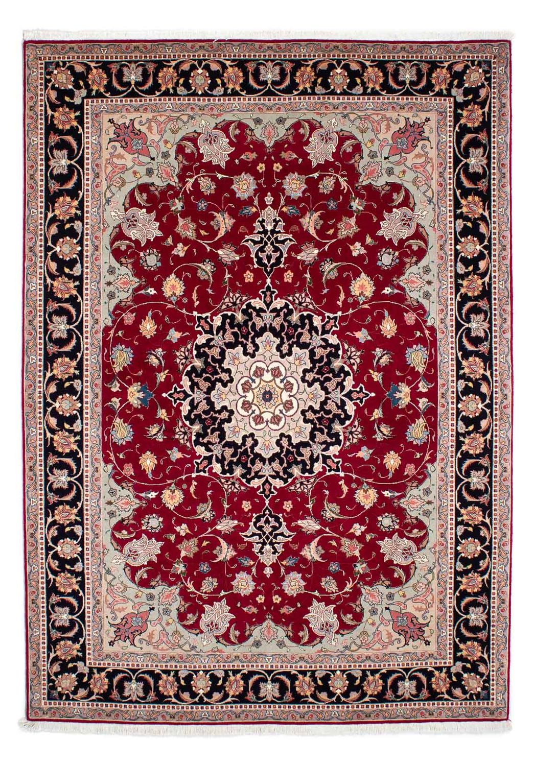 Perserteppich - Täbriz - Royal 246 x 172 cm Wohnzimmer Teppich